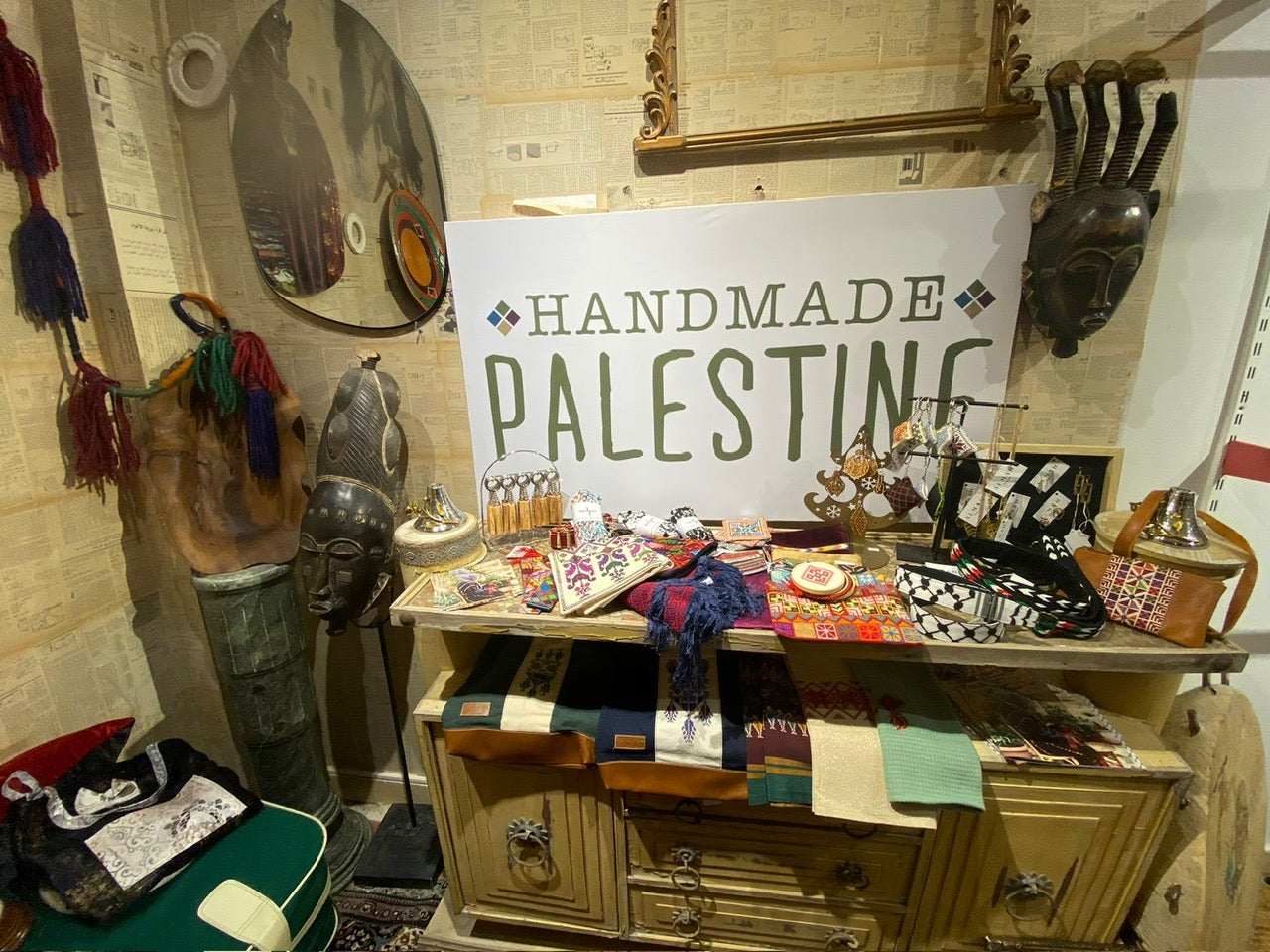 Handmade Palestine at Almah Store in Cairo