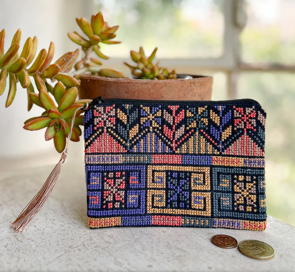 Tatreez Desert Rose Pouch