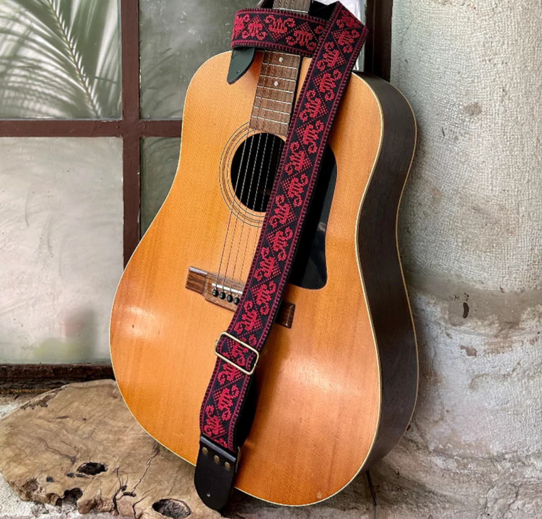 Two Crafts, One Strap: The Story Behind Our Palestinian Guitar Straps