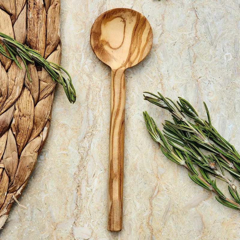 Small Spoon for Spices | Olive Wood Teaspoon | Handcrafted in Palestine