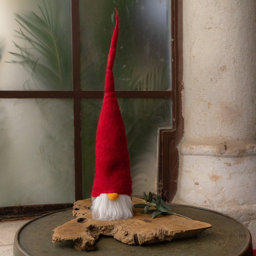 Holiday Gnome | Handmade Felted by Artisans with Disabilities in Bethlehem