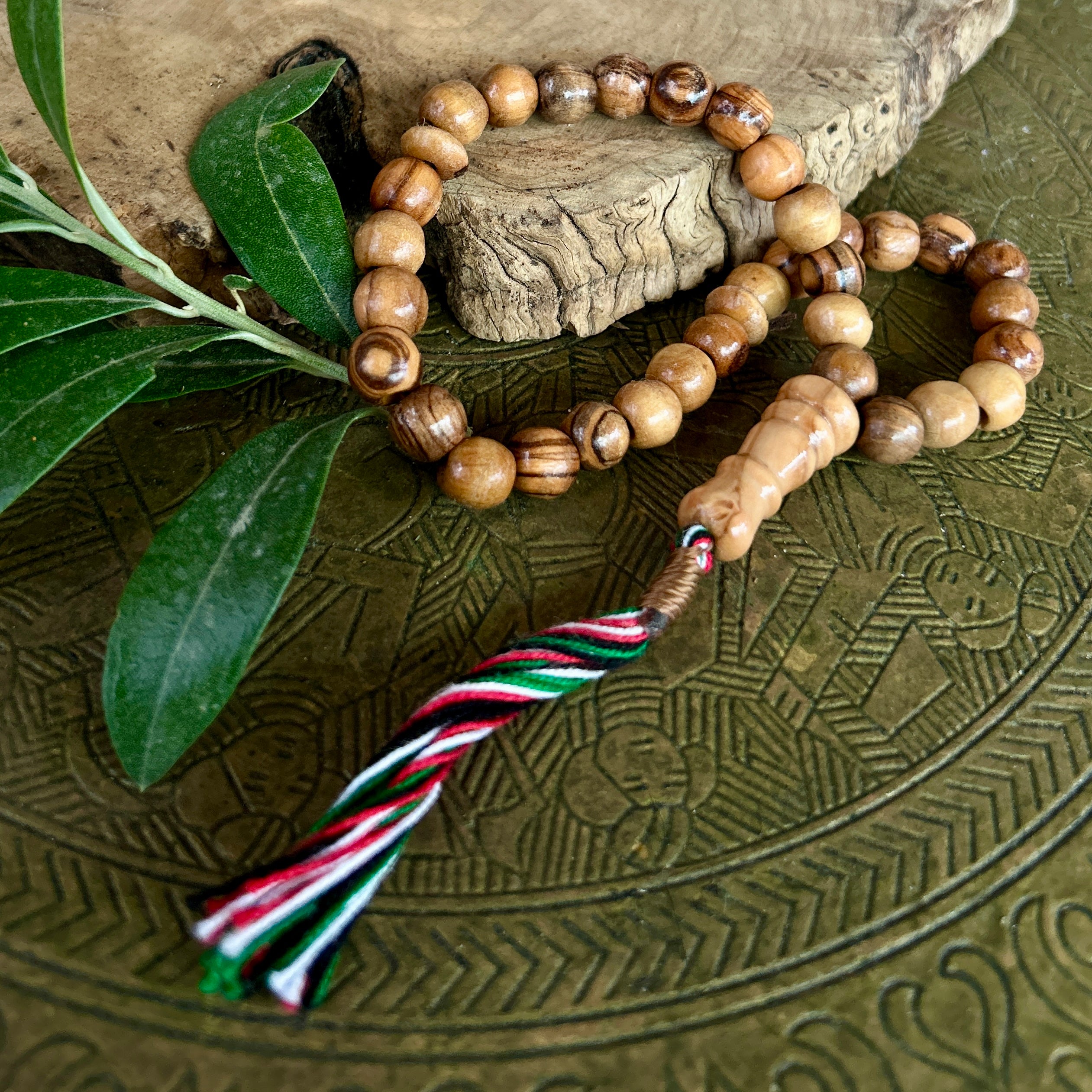 Olive Wood Prayer Beads | Hand Carved from Bethlehem