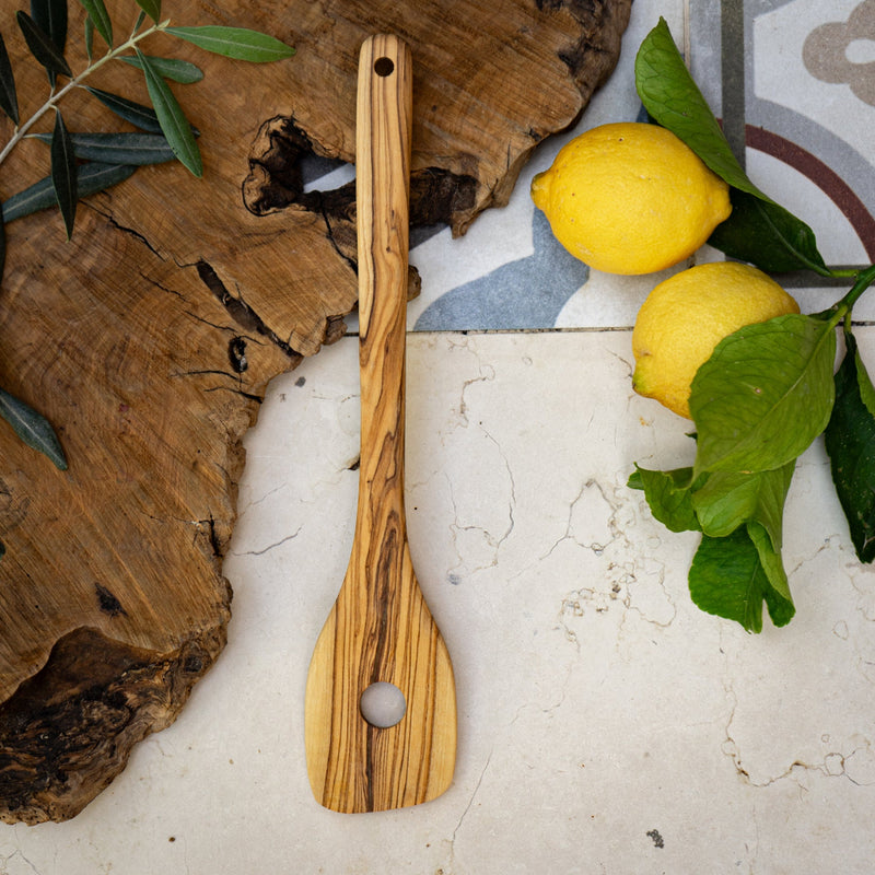 Kitchen Spatula in Olive Wood | Hand Carved from Bethlehem