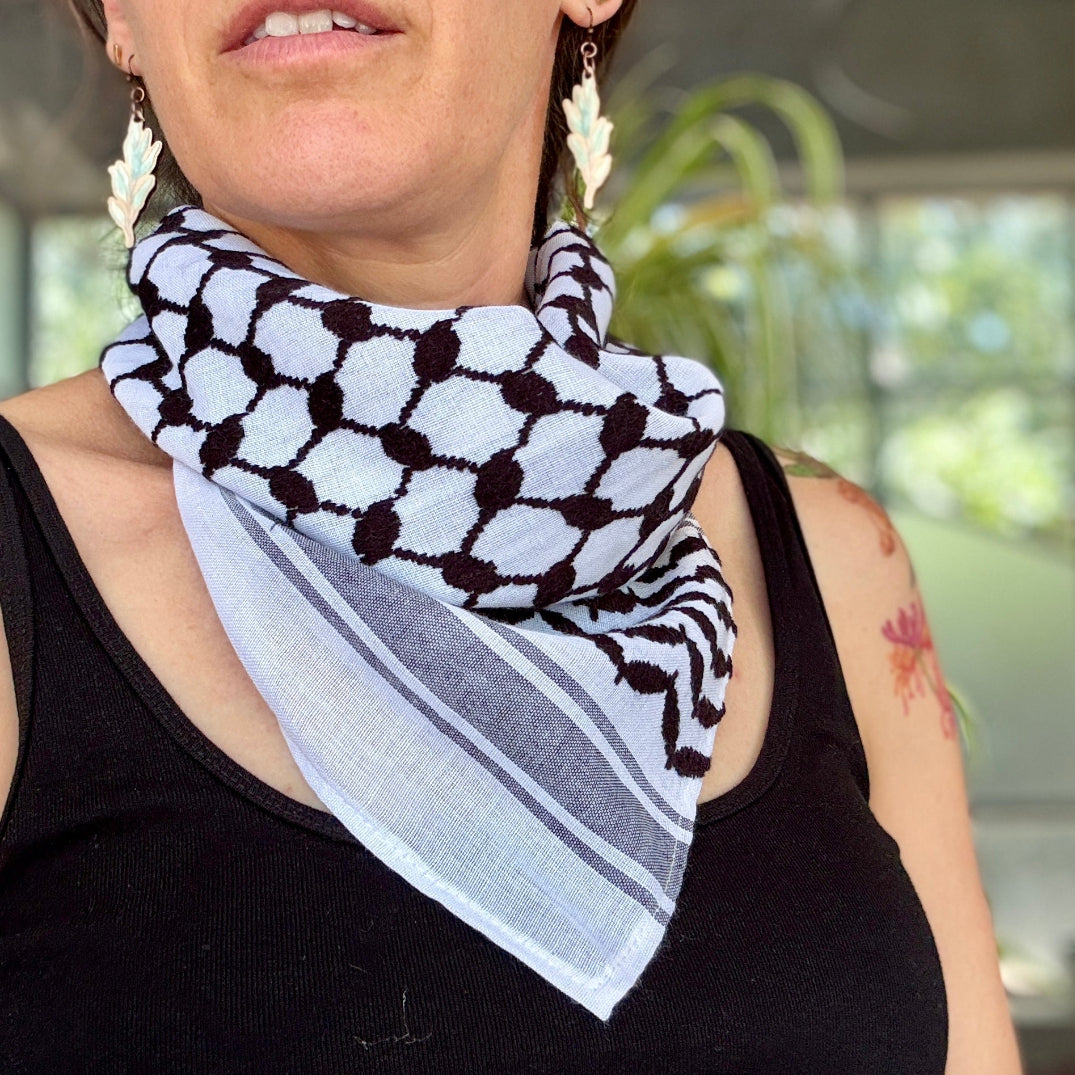 Keffiyeh Handkerchief | Pocket Squares from Traditional Kufiya Fabric