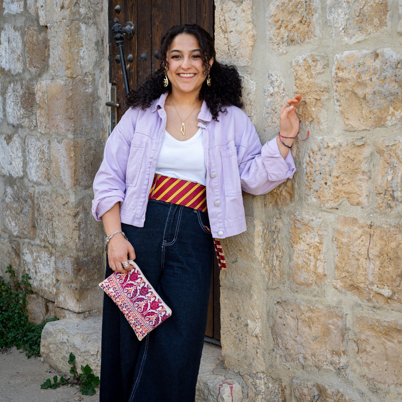 Traditional Syrian Saya Belt | Wrap Around Belt for Palestinian Dress