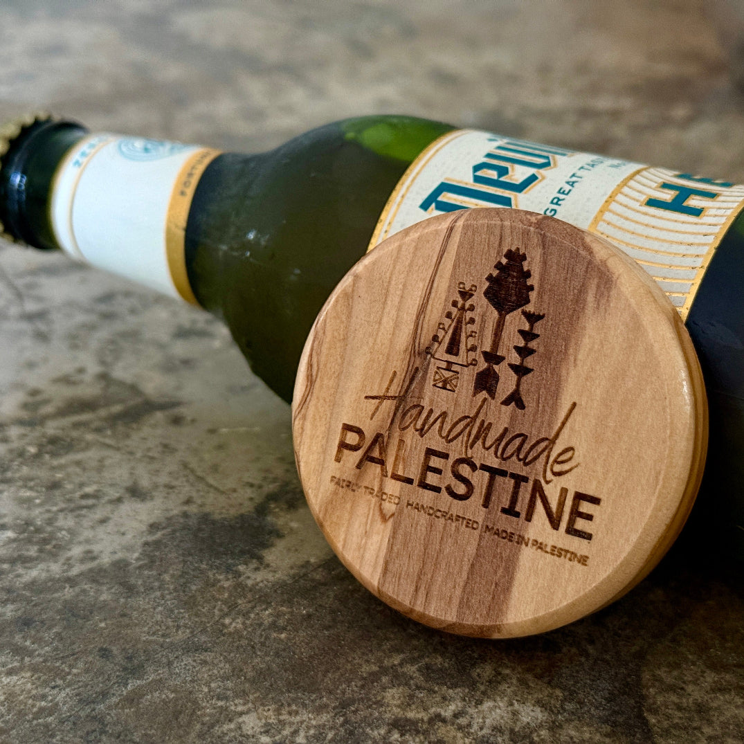 Small Olive Wood Bottle Opener | Hand Carved in Bethlehem