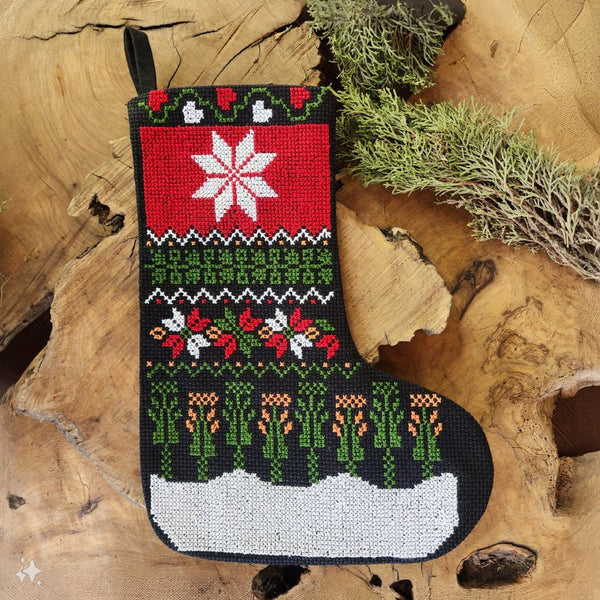 Tatreez Christmas Stocking