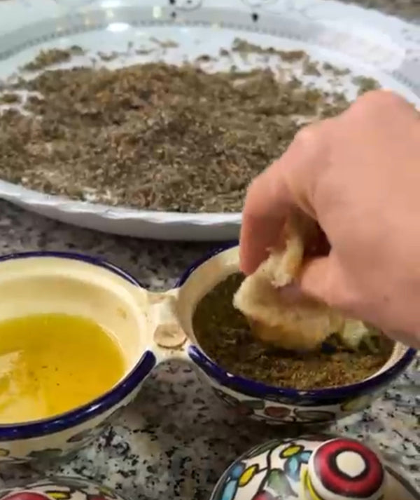 Za'atar with Olive Oil and Bread