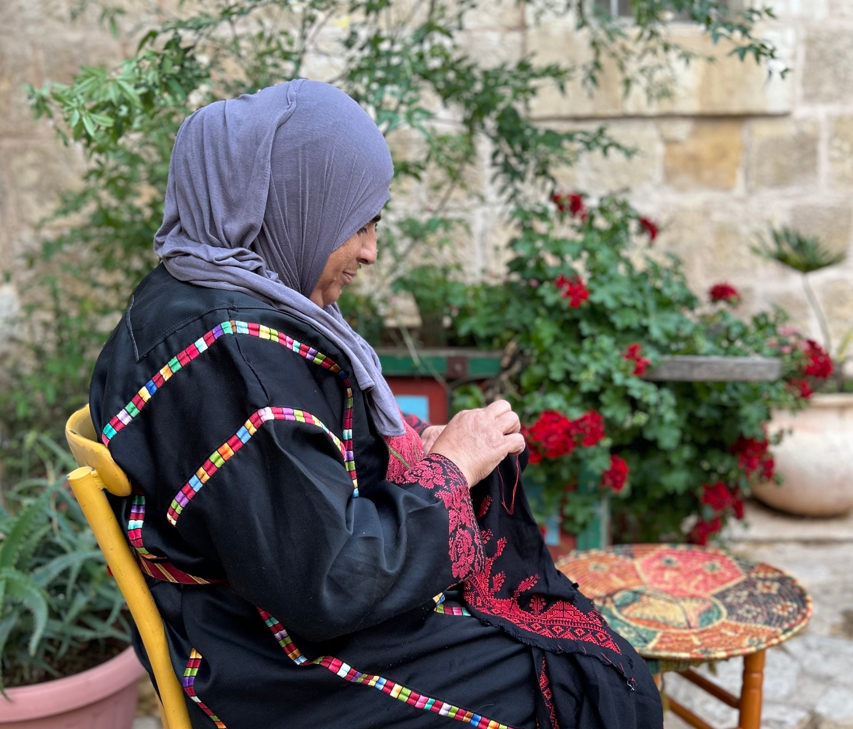 MEET OUR ARTISANS | SAYADAT FALASTEEN - Dalal Sarhan, The Artisan Who Brings Palestinian Heritage to Life