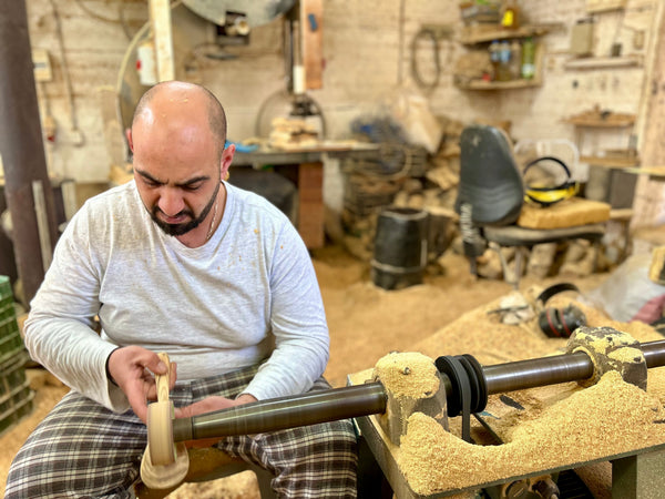 The Artisans Crafting our Olive Wood Kitchen Utensils from Palestine