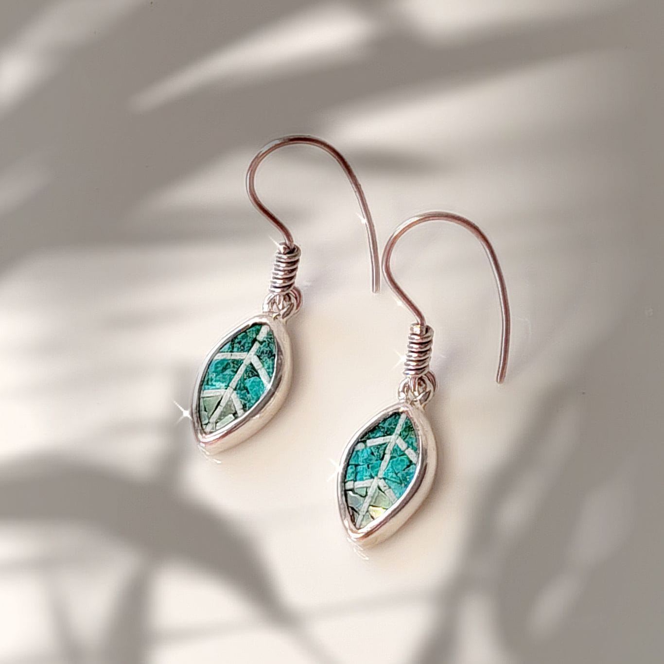 Micro Mosaic Earrings by Galassia Jewelry