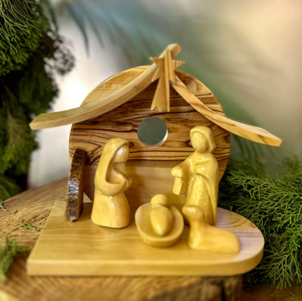 Olive Wood Nativity Set