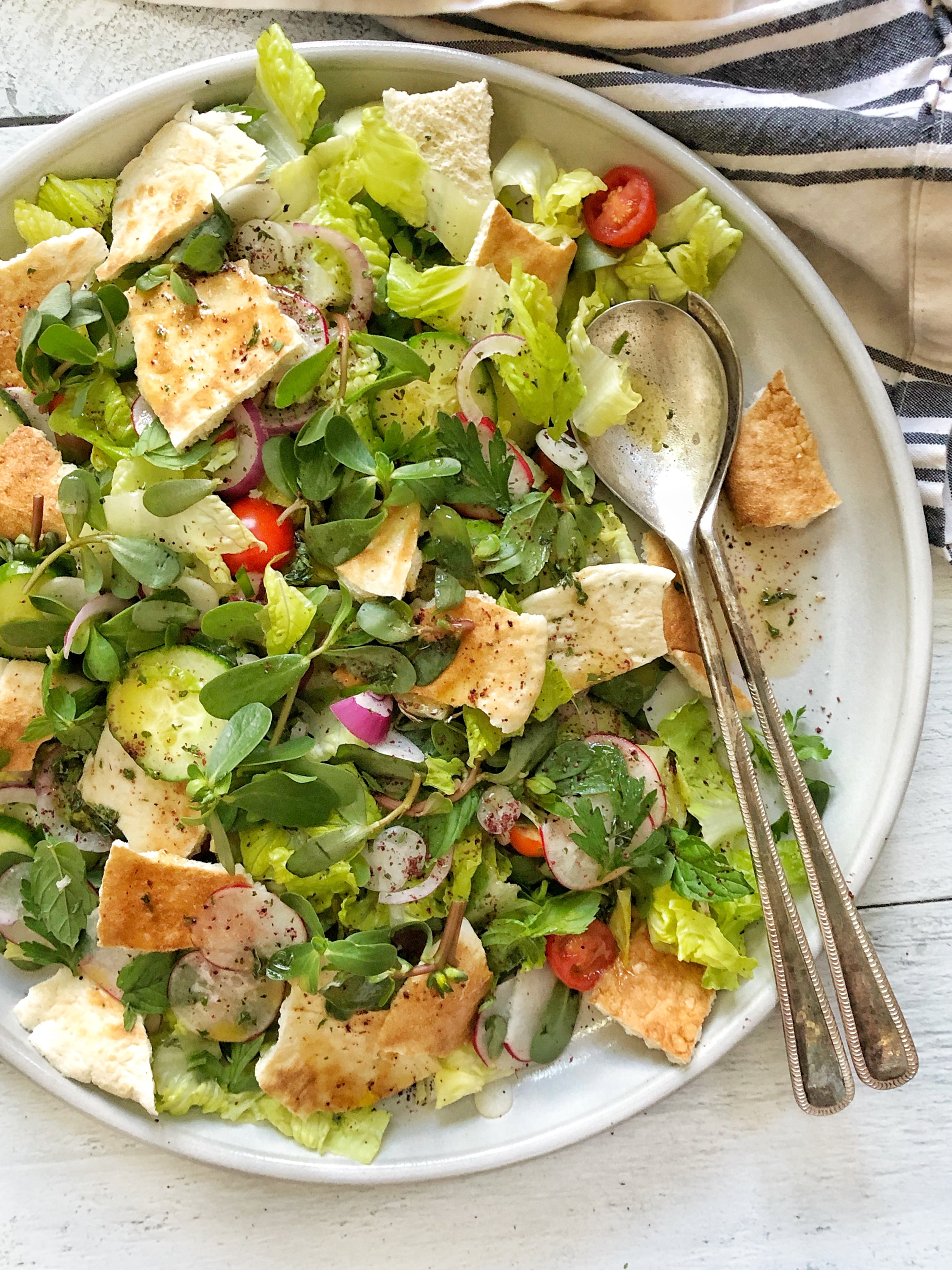 Fattoush: Everyone's Favorite Palestinian Salad | The Famous Bread Salad