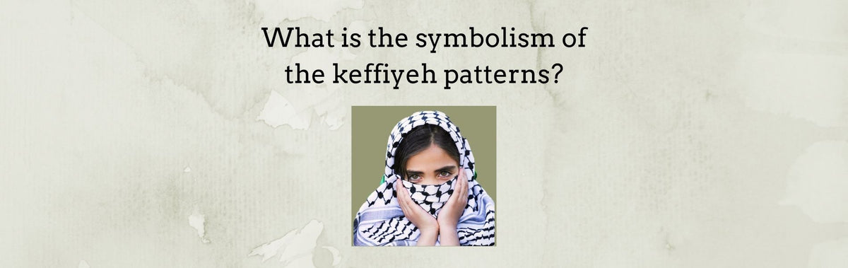 Kafeyya Pattern What's the symbolism of keffiyeh patterns? | Handmade Palestine
