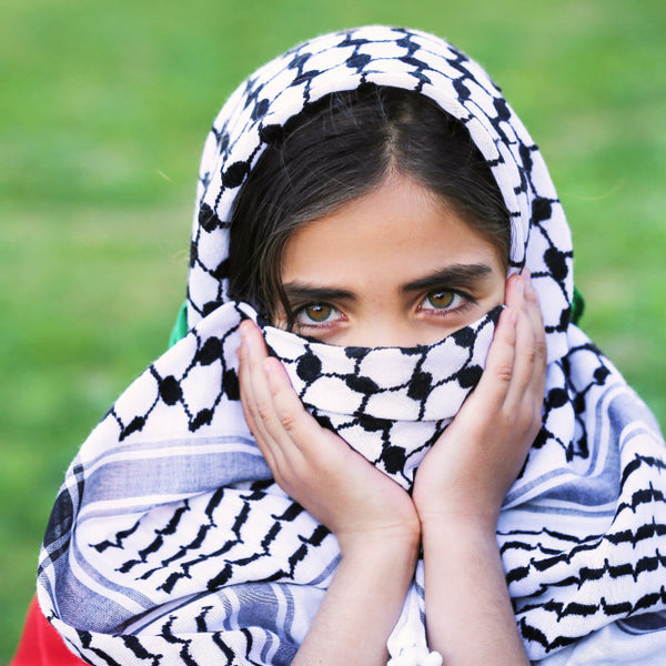 Palestinian Style Face Mask Keffiyeh Kufiya Shemagh Arab -  Israel