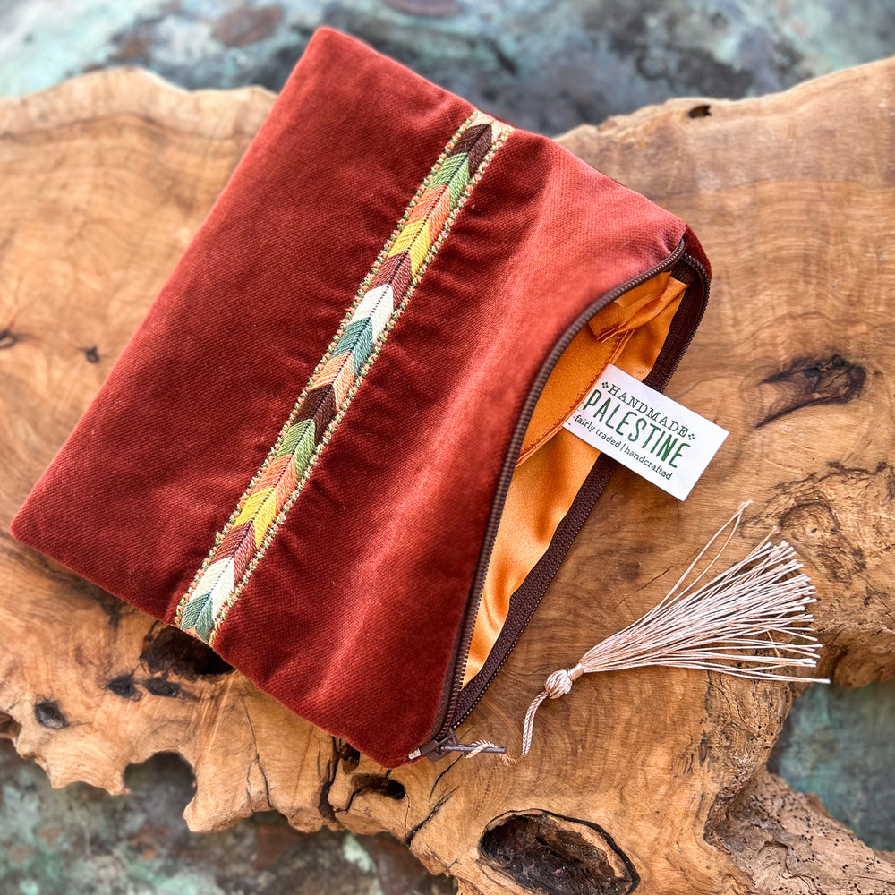 Floral Tatreez Bag Strap – Handmade Adjustable Palestinian