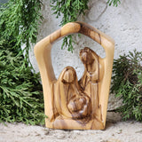 Single Piece Olive Wood Nativity from Bethlehem