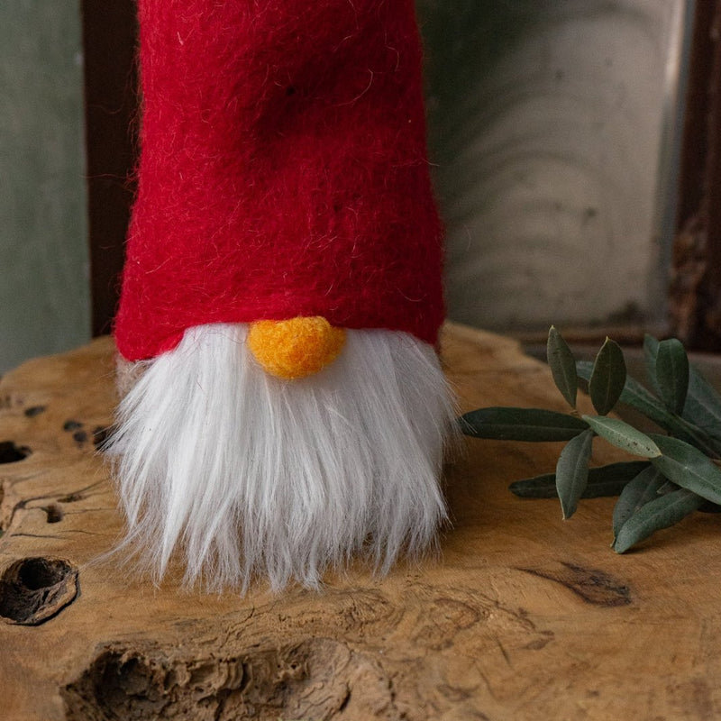 Holiday Gnome | Handmade Felted by Disabled Artisans in Bethlehem