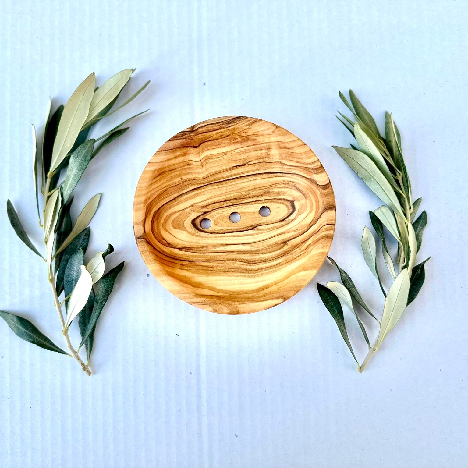 Olive Wood Soap Dish | Handcrafted from Palestine