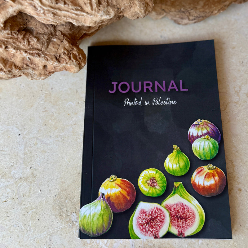 Palestinian Figs in Watercolor Notebook | Printed in Palestine