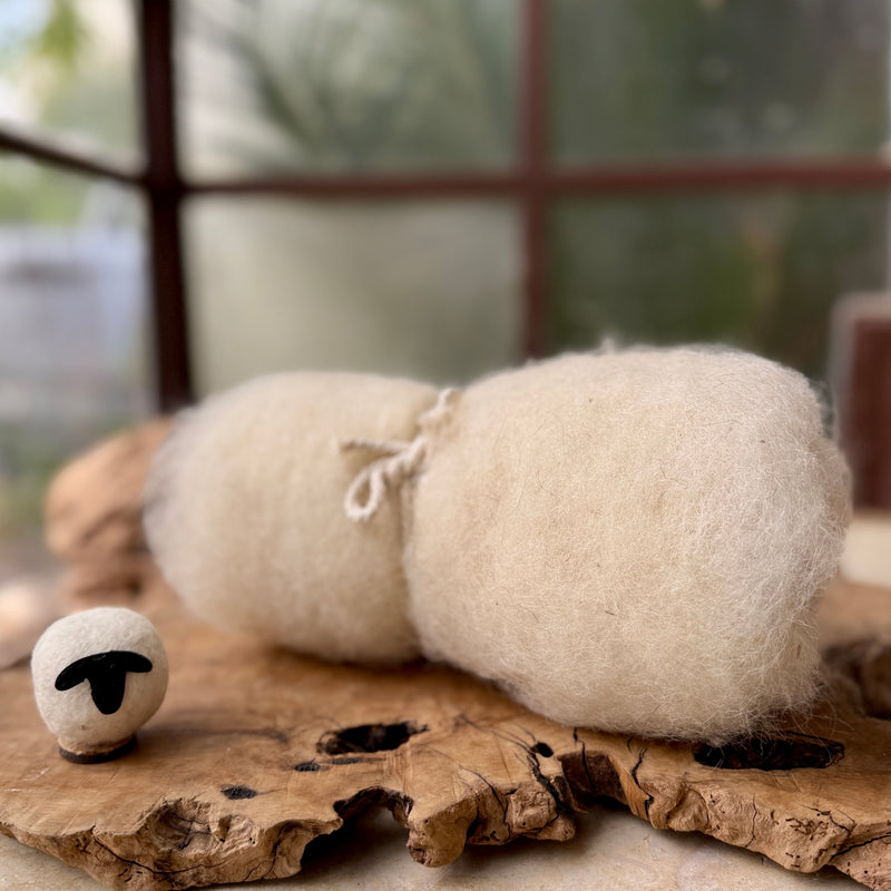 All Natural Palestinian Wool: Carded Batts from Palestinian Shepherds