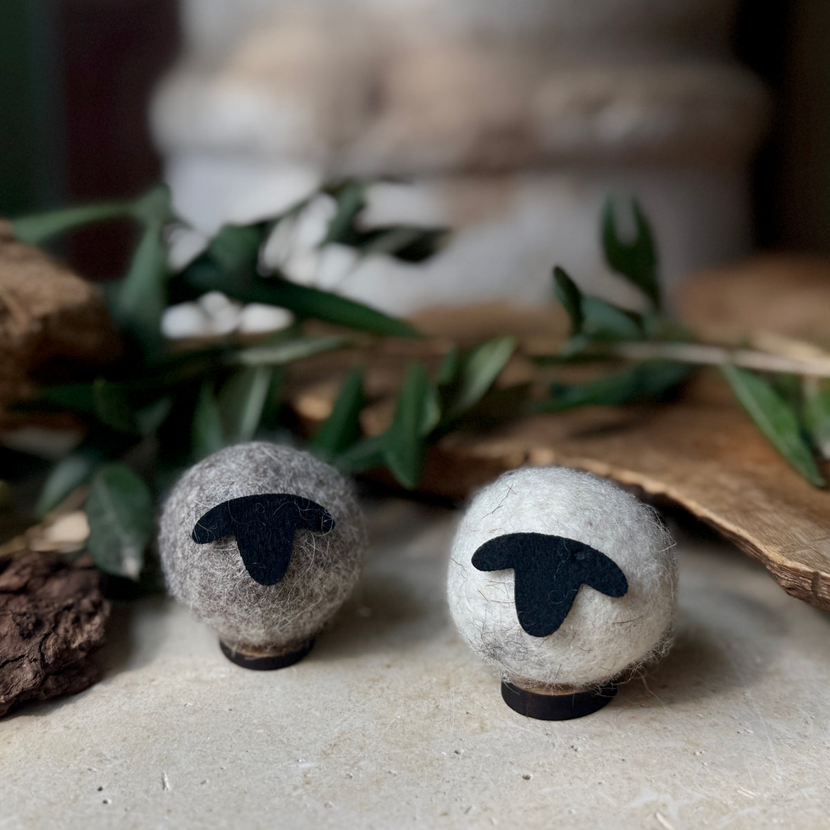 Decorative Sheep Handmade Wool Felt from Bethlehem