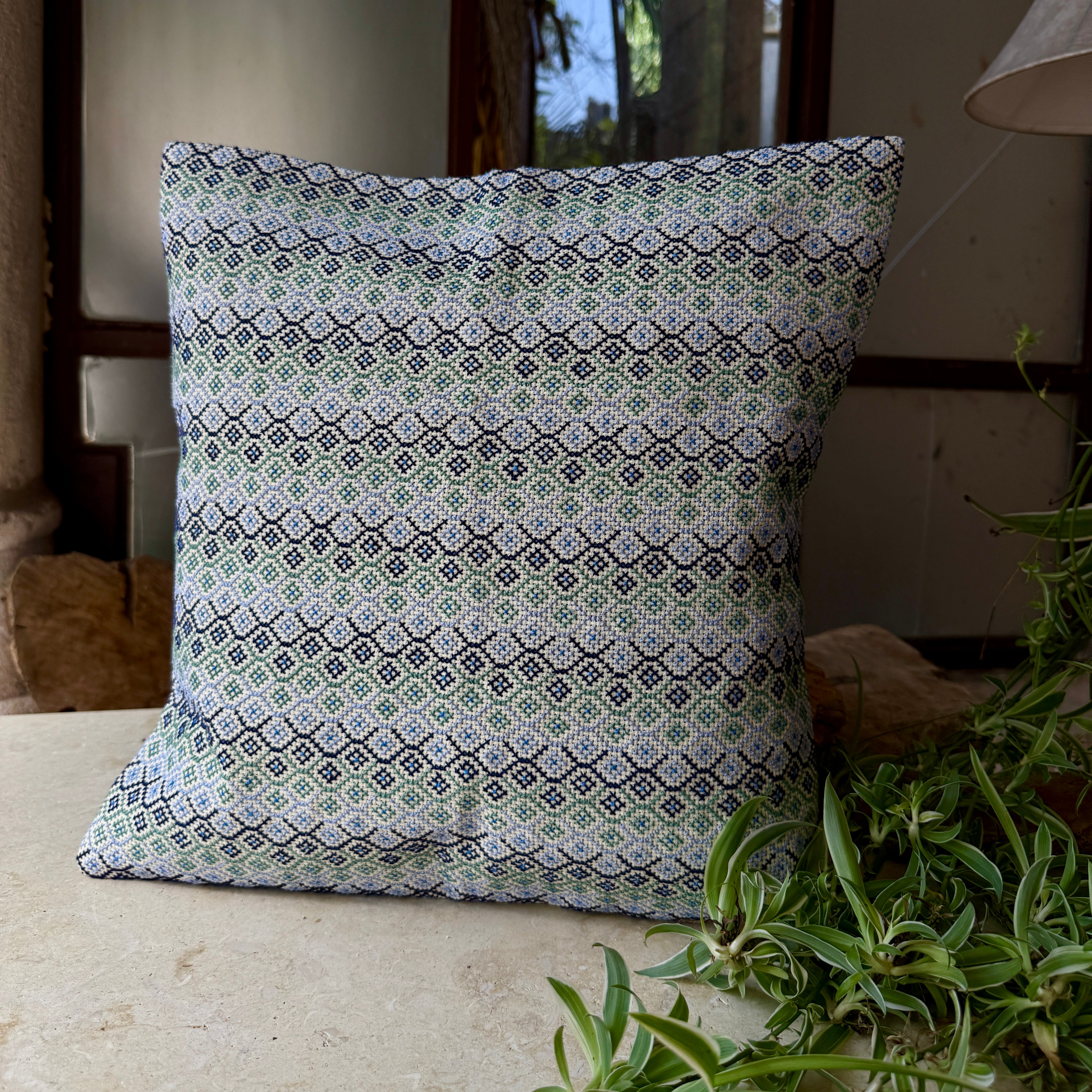 Tatreez Cushion Cover from Palestine | Palestinian Embroidery Hand Stitched in Palestine
