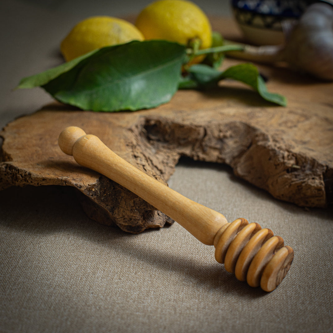 Olive Wood Honey Dipper | Hand Crafted from Bethlehem