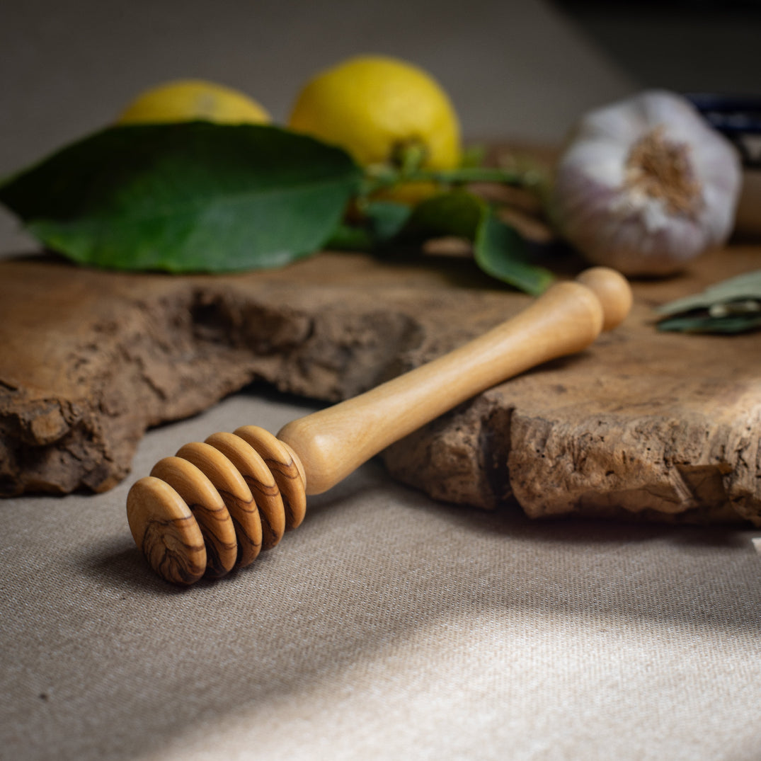 Olive Wood Honey Dipper | Hand Crafted from Bethlehem