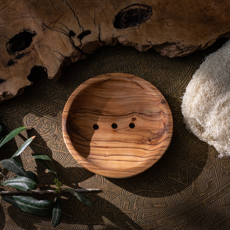 Olive Wood Soap Dish | Handcrafted from Palestine