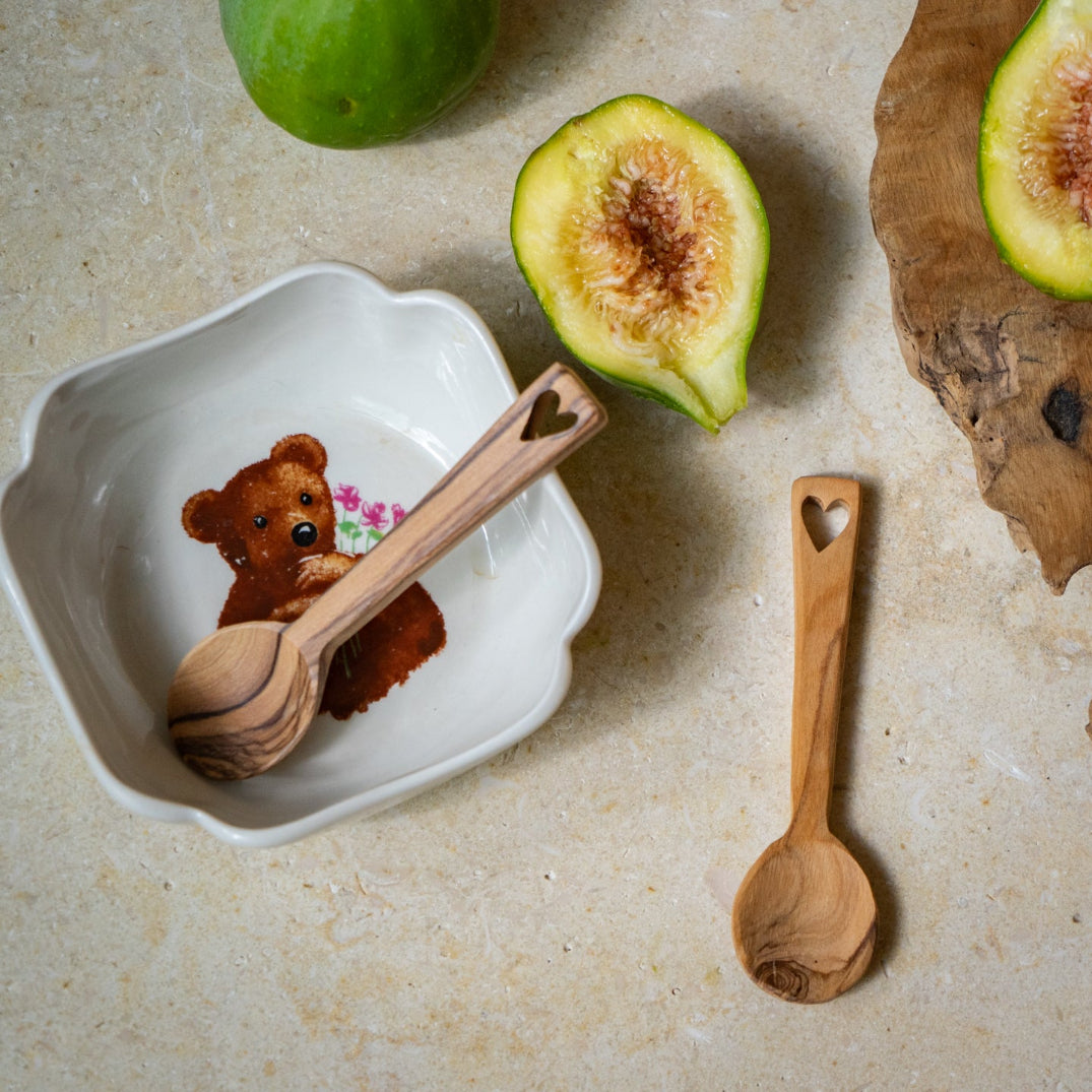 Olive Wood Baby Spoon | Handcrafted in Palestine