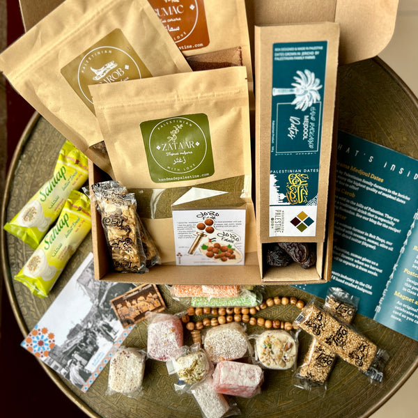 Ramadan Gift Box | Medjool Dates from Palestine for Iftar | Zakat Fairtrade Gifts from Palestine | Handmade Palestine 