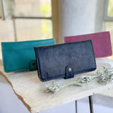 Long Clutch Wallet from Hebron Leather | Handmade Gifts from Palestine