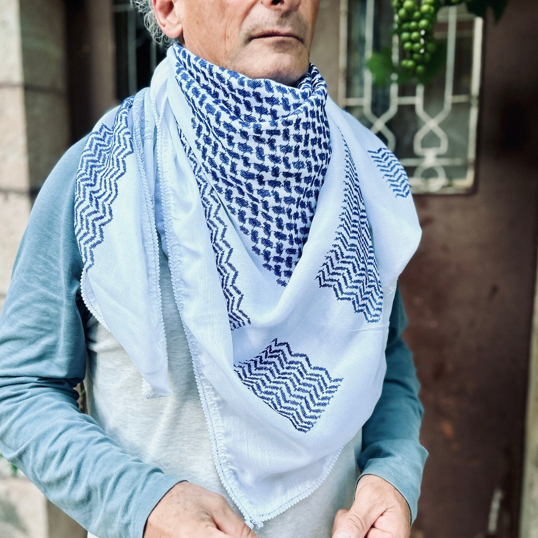 Genuine Traditional Keffiyeh Made In Arafat Style 