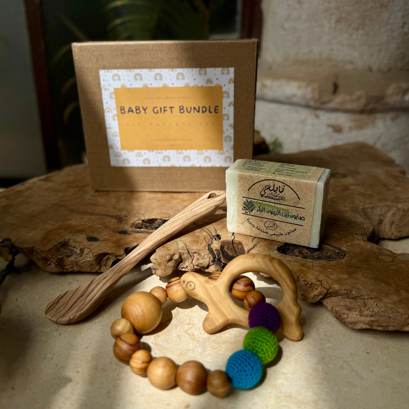 Baby Shower Gift Set | All Natural, Hand Crafted in Palestine