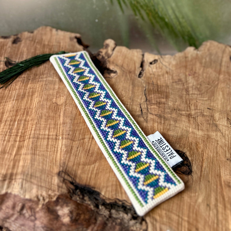 Cloth Bookmark Traditionally Handcrafted Embroidery by Women in Palestine