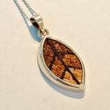 Micro Mosaic Necklace | Hand Crafted Olive Leaf Jewelry from Bethlehem