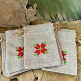 Bundle of 10 Embroidered Gift Pouches from Palestine