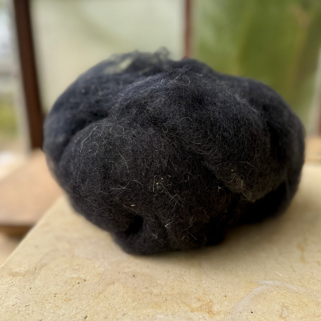 PRE ORDER: All Natural Dyed Colored Palestinian Wool: Carded Batts from Palestinian Shepherds