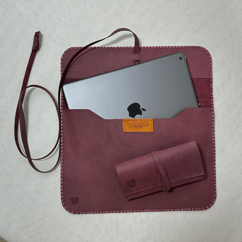 Hebron Leather Ipad and Tech Pouch Set | Gifts from Palestine