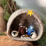 Christmas Nativity in Handmade Felt