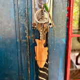 Fish Keychain in Olive Wood | Hand Carved from Bethlehem