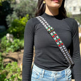 Palestinian Traditional Tatreez - Sabayel Embroidery Bag Strap From Palestine