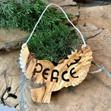 Peace Dove Christmas Tree Wood Ornament from Bethlehem