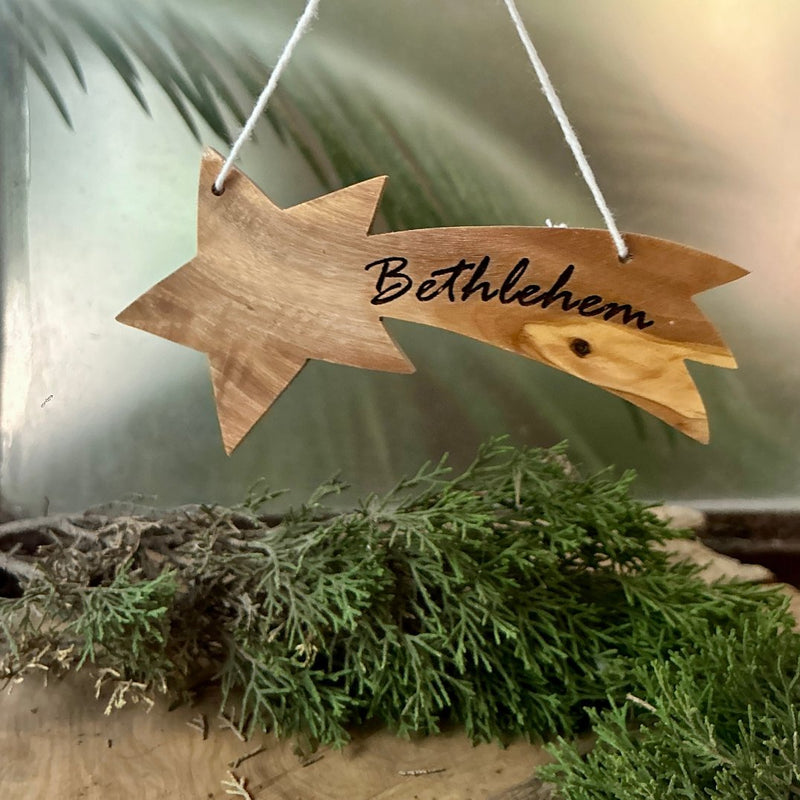 Shooting Star Christmas Ornament | Handcrafted from Bethlehem