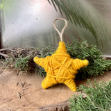 Hand Spun Wool Christmas Ornament from Bethlehem | Star Ornament