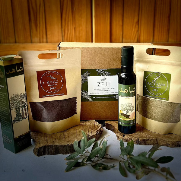 Palestinian Kitchen Bundle | Zeit Subscription Box with Extra Virgin Olive Oil from Palestine