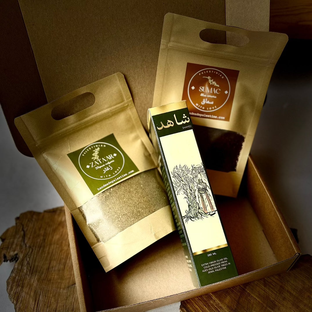 Palestinian Kitchen Bundle | Zeit Subscription Box with Extra Virgin Olive Oil from Palestine