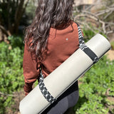 Yoga Mat Strap in Palestinian Keffiyeh Fabric Supports Women Artisans