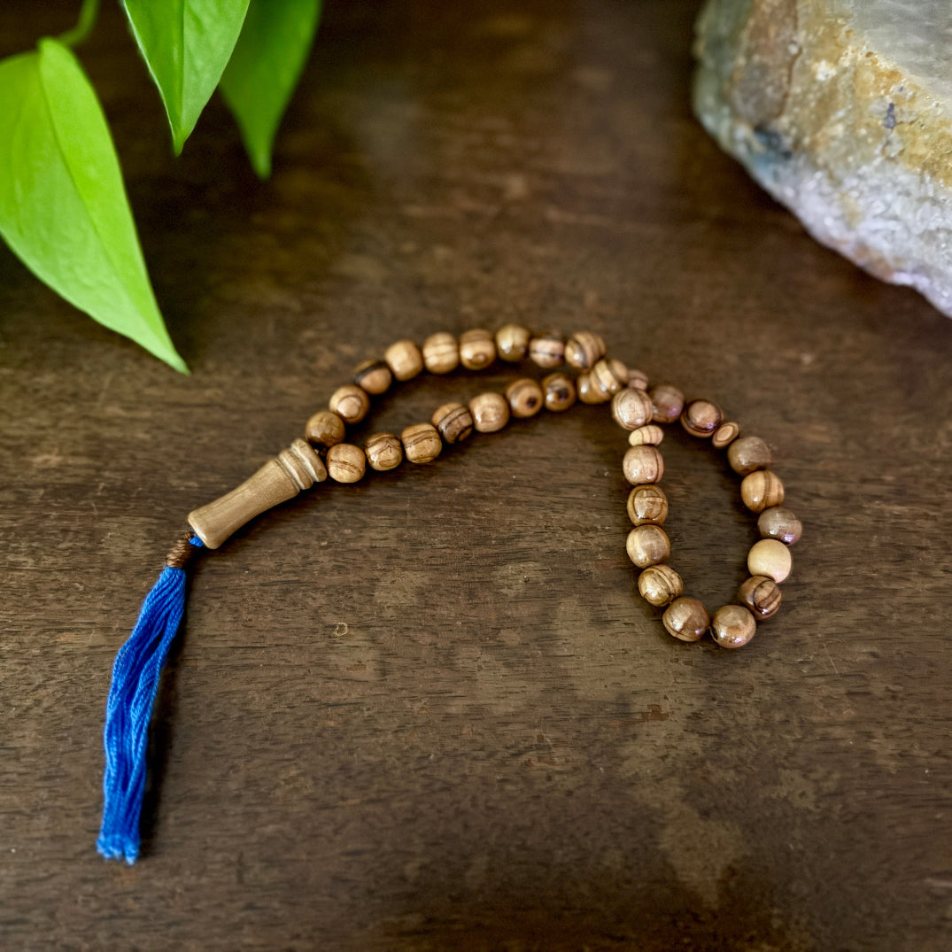 Olive Wood Prayer Beads | Hand Carved from Bethlehem